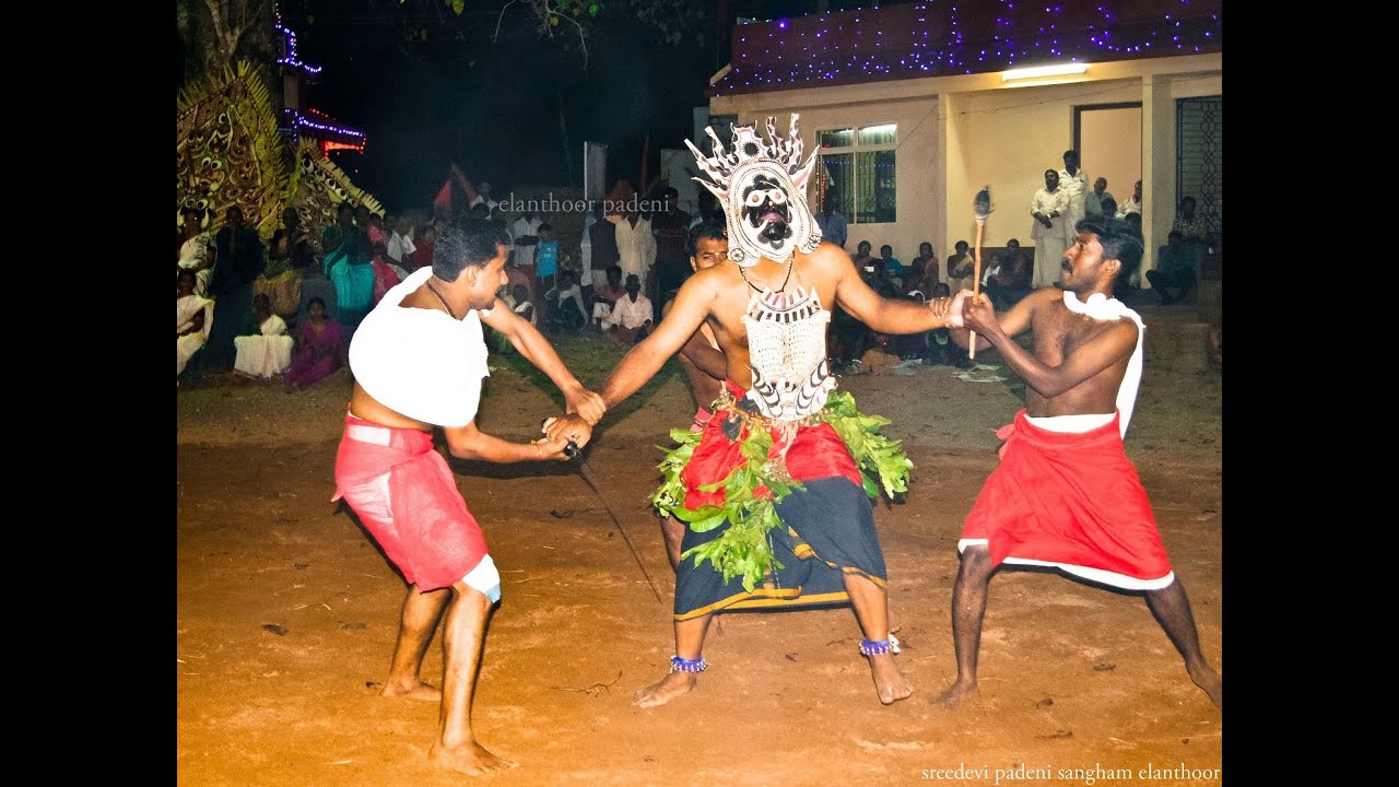 Padayani | Rudra Marutha | Elanthoor Padeni, രുദ്ര മറുത. Rare kolam only @ elanthoor padayani
