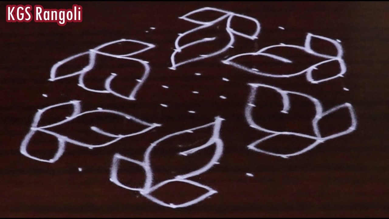 Simple Rangoli Designs | Festive Kolam | Indian Rangoli Art | Make Rangoli | Kolam | KGS Rangoli