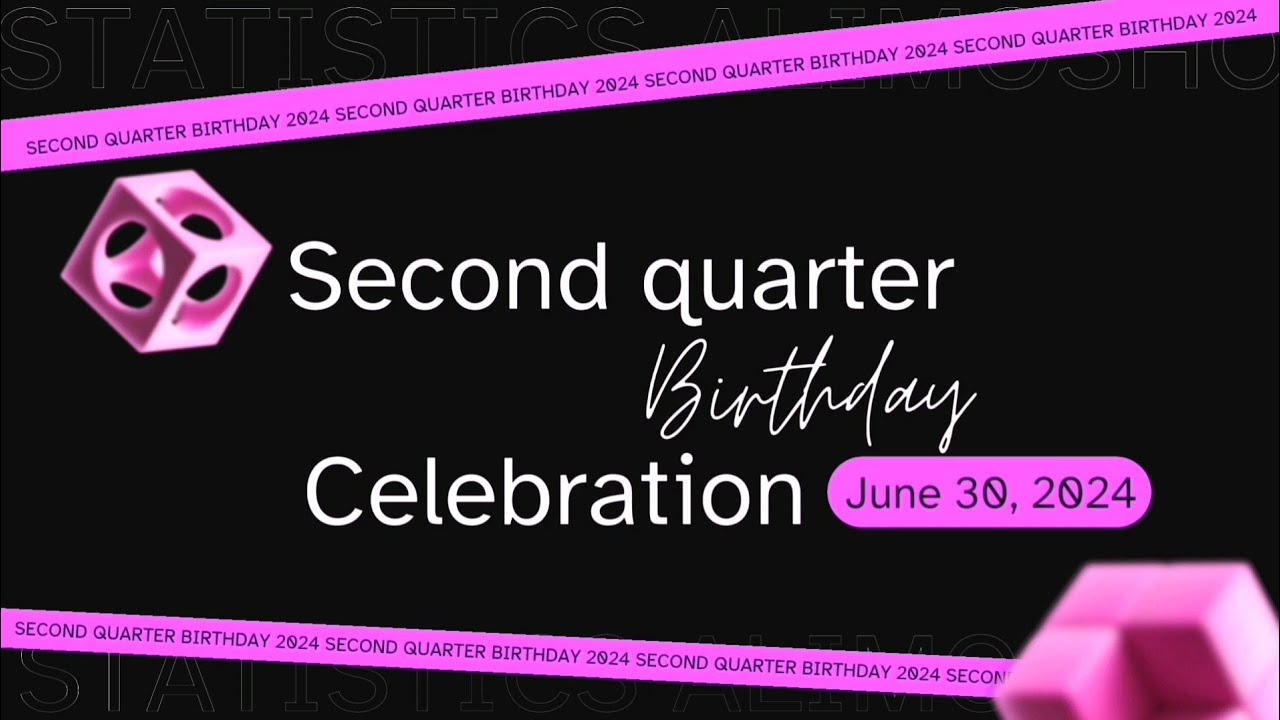 2nd quarter birthday celebration - #june30th2024 #videoeditedbyt&egrave;miak&iacute;