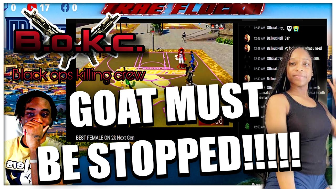 HILARIOUS ARGUMENTS! NBA 2K22! FLOCKA TROLLS GOAT ON HER DEFENSE! #GOMFSFB #BOKC