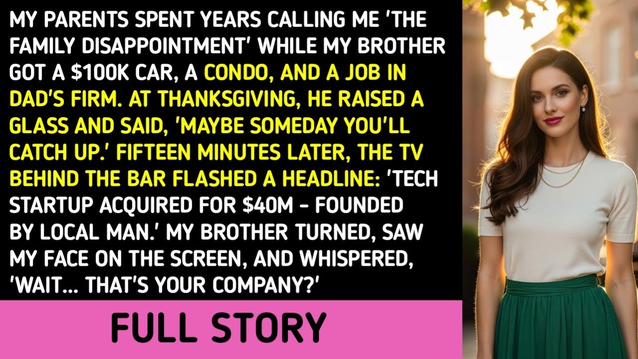 My Parents Spent Years Calling Me 'The Family Disappointment' While My Brother Got A $100K Car, A Co