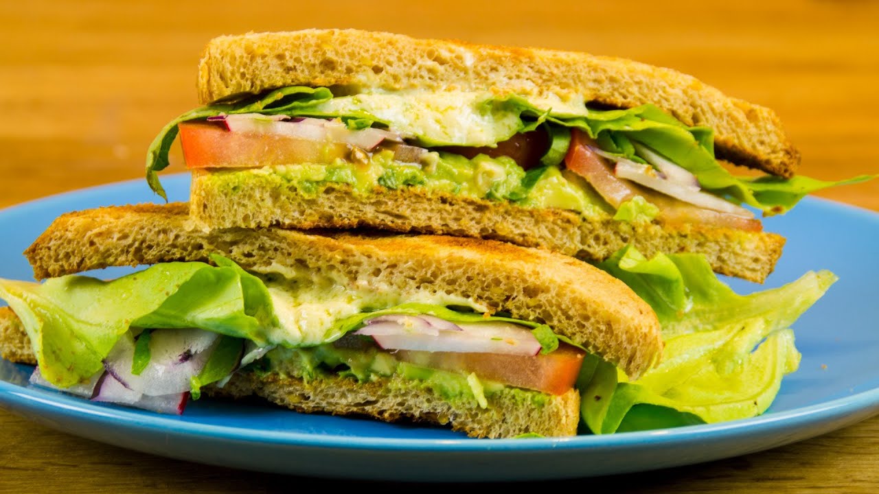 Avocado-Sandwich Rezept vegan | So macht man ein Sandwich | Der Bio Koch #634