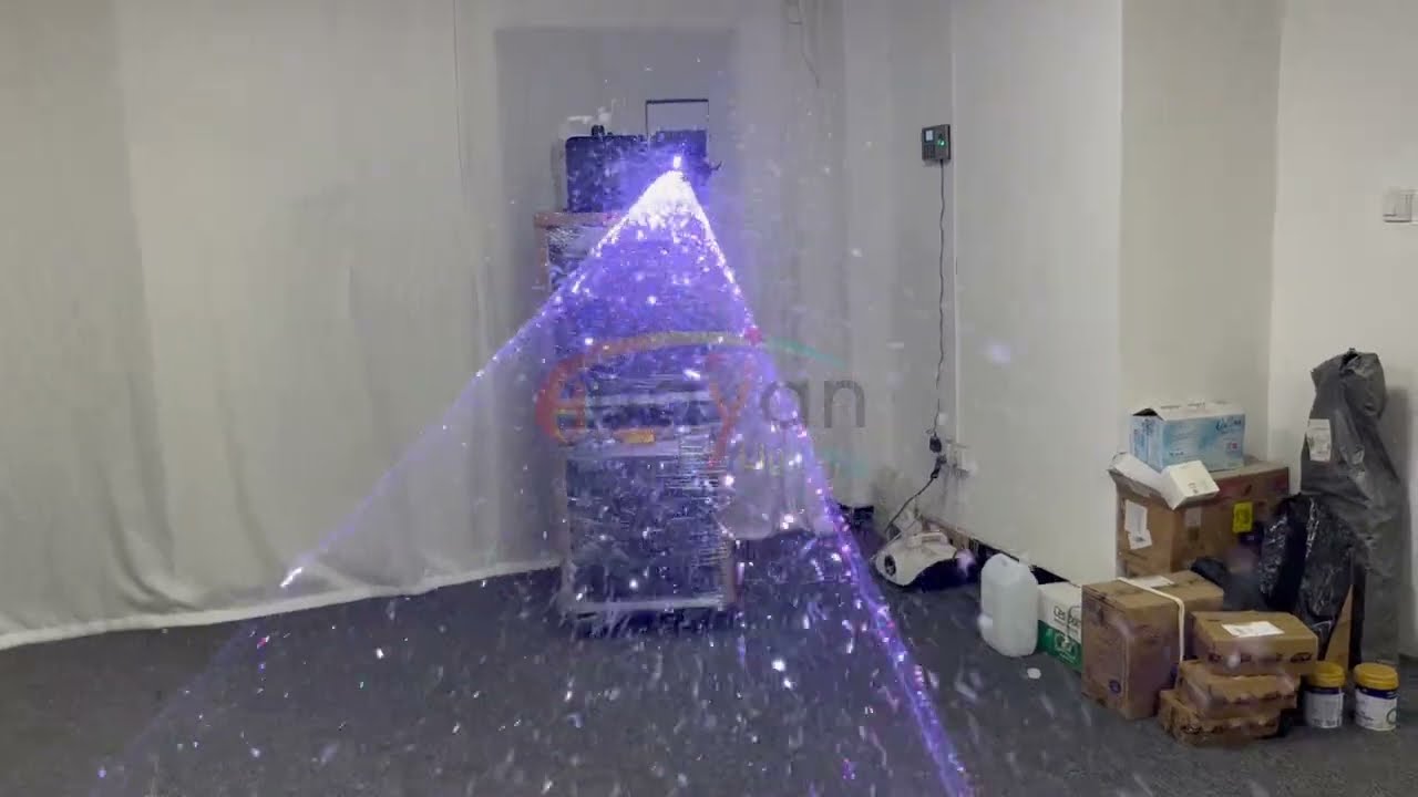 laser snow effect