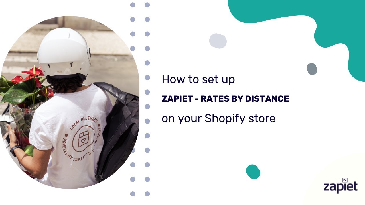 How to set up Zapiet - Rates by Distance on your Shopify store