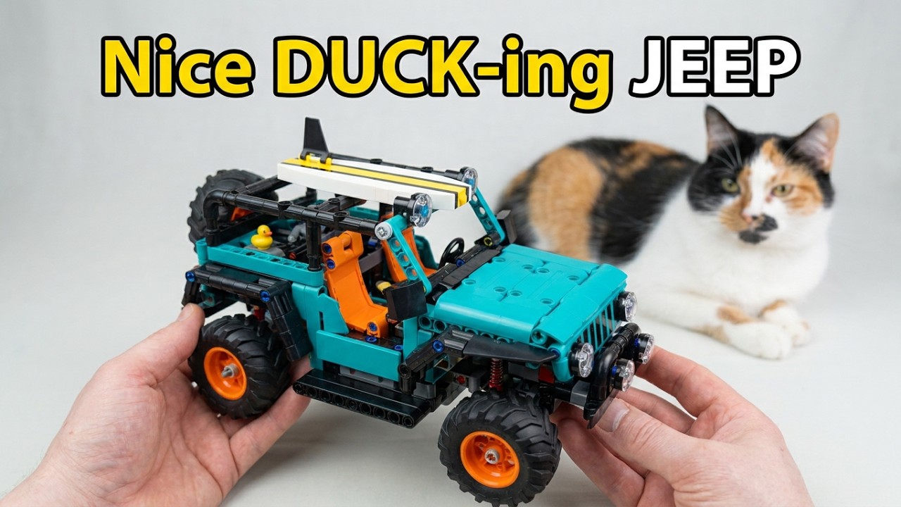 Шедевр или Перекрашенный Воздух? LEGO 42227 Jeep Wrangler подробный обзор