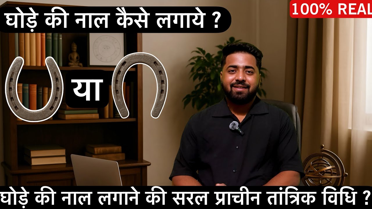 Ghode Ki Naal Kaise Lagaye 2025 🔱 घोड़े की नाल लगाने का सही तरीका और दिशा | Vastu Tips & Astrology