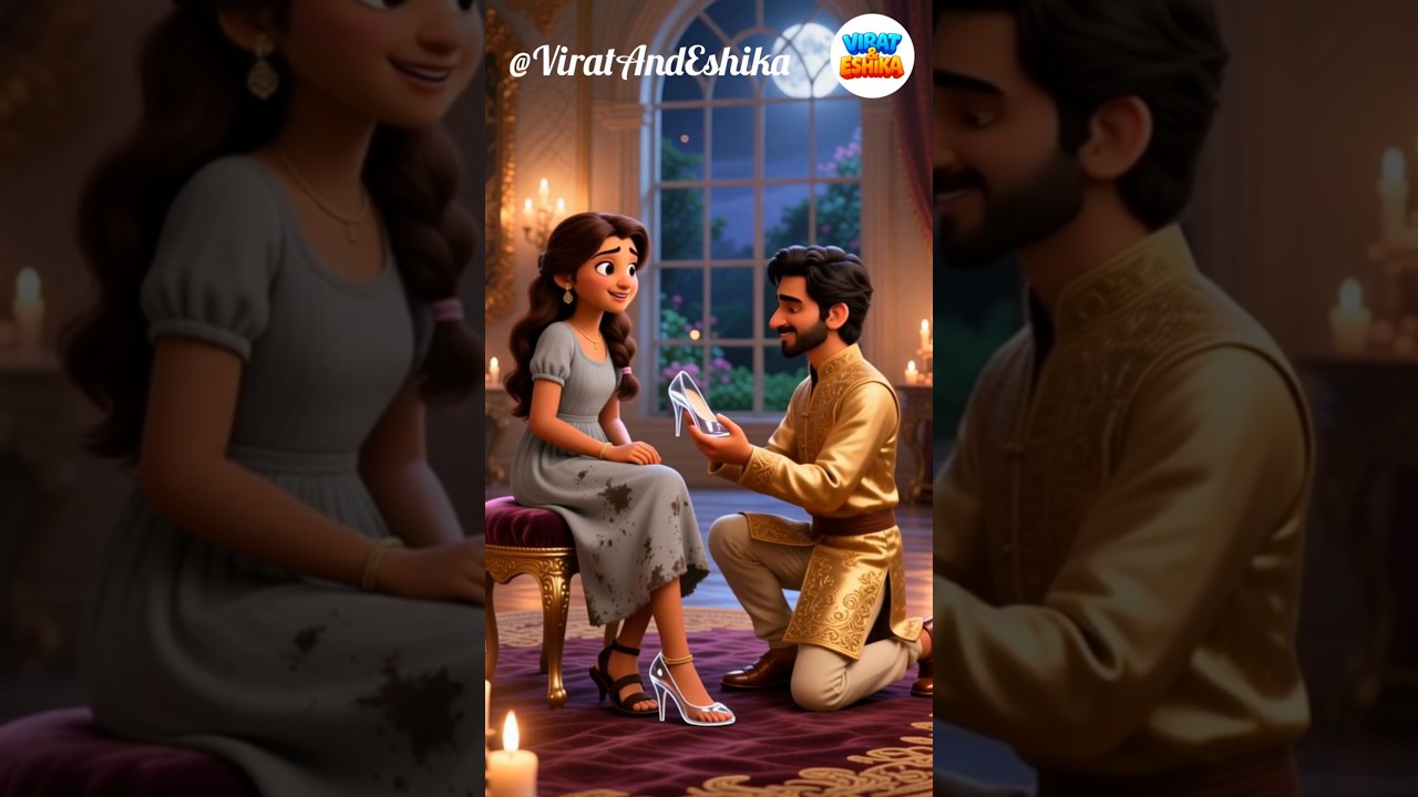 Cindrella Ki Jadui Kahani | Princess Story 👑 | #viratandeshika #trending #viral #shorts #story #love