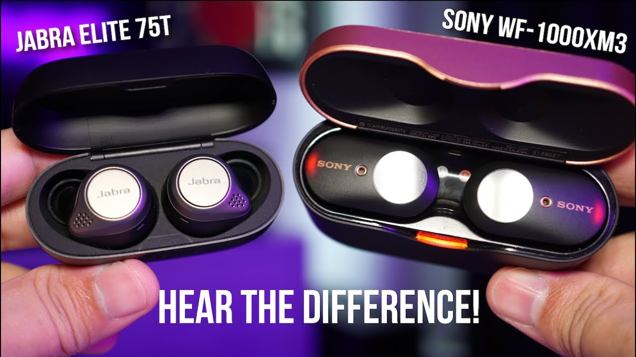 Jabra Elite 75t vs THE KING Sony WF-1000XM3 | Better At Phone Call Quality?