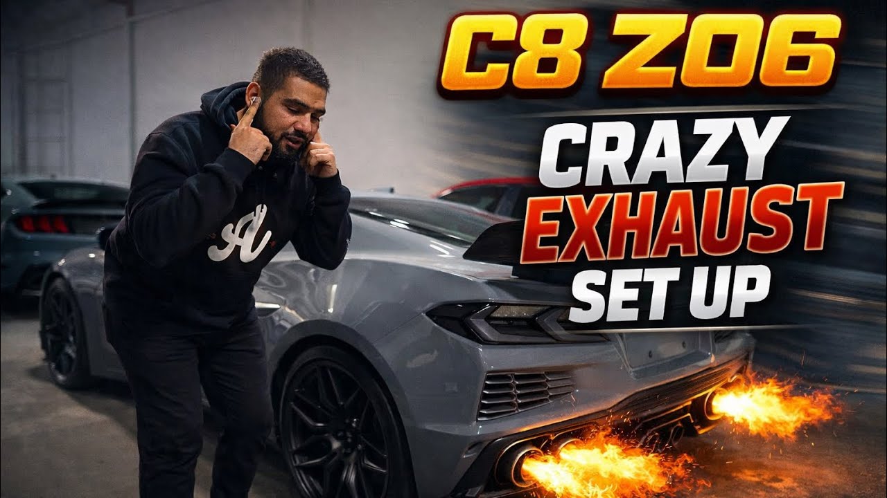 C8 Z06 straight pipe exhaust 