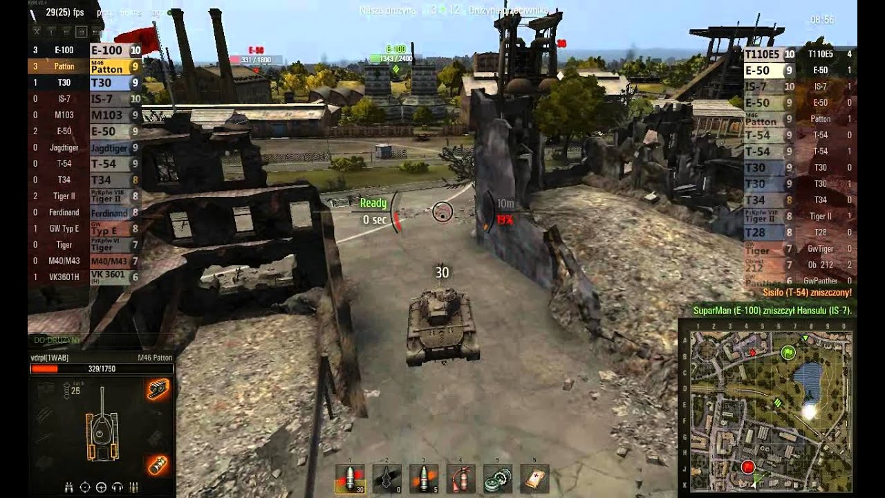 Zagrajmy w World of Tanks #25 - Panther II, M46 Patton, Lorraine 155 50