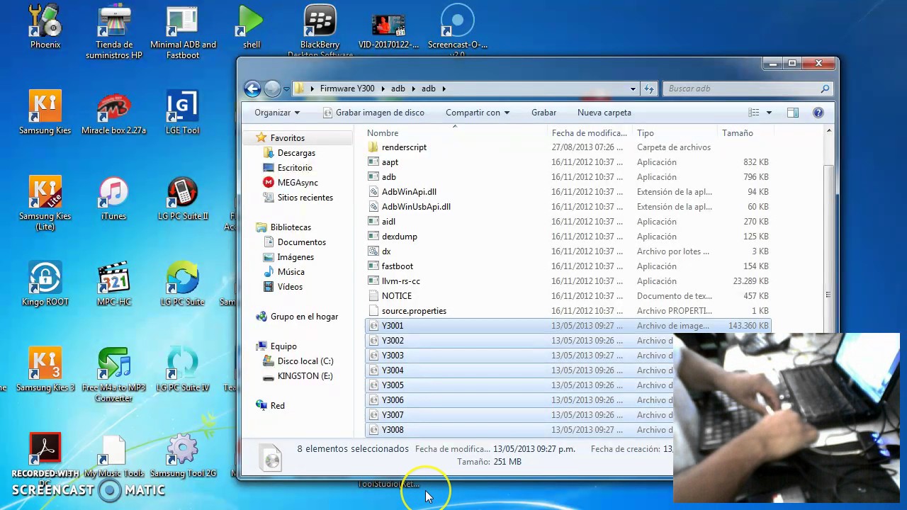 Como flashear Huawei Y300 modo FASTBOOT por CMD
