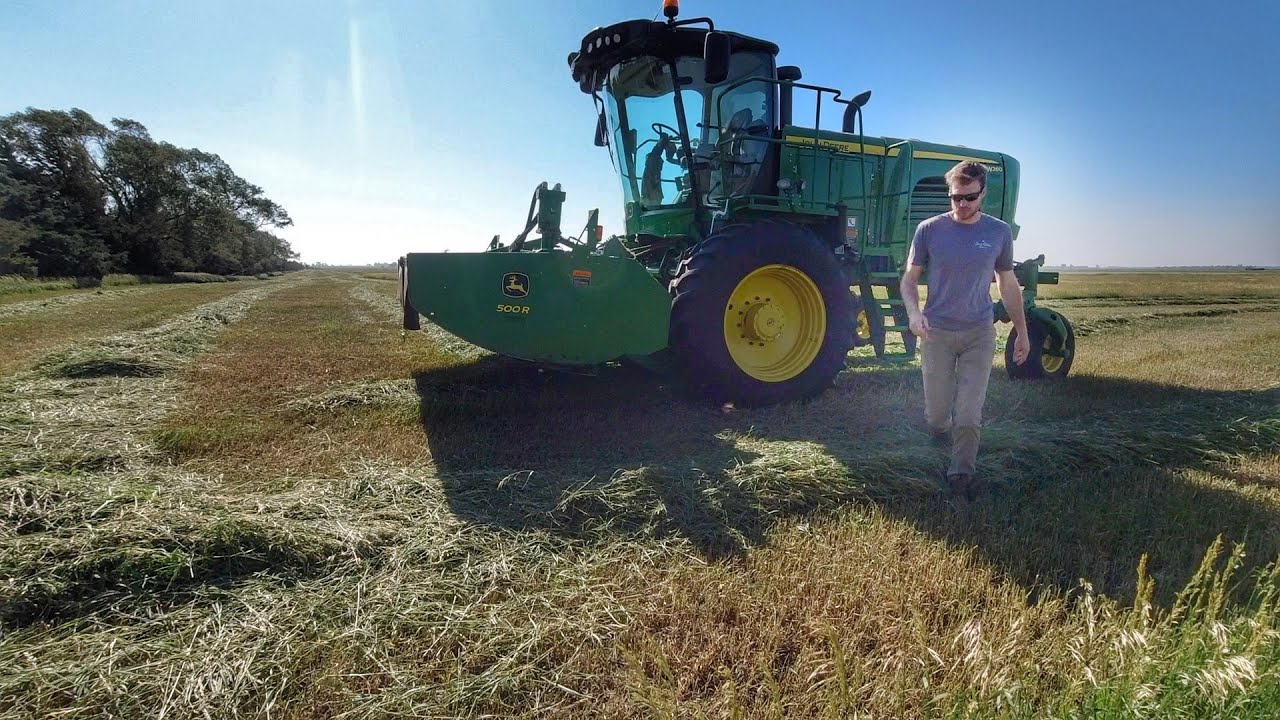 Cutting Hay on 100 Degree Day