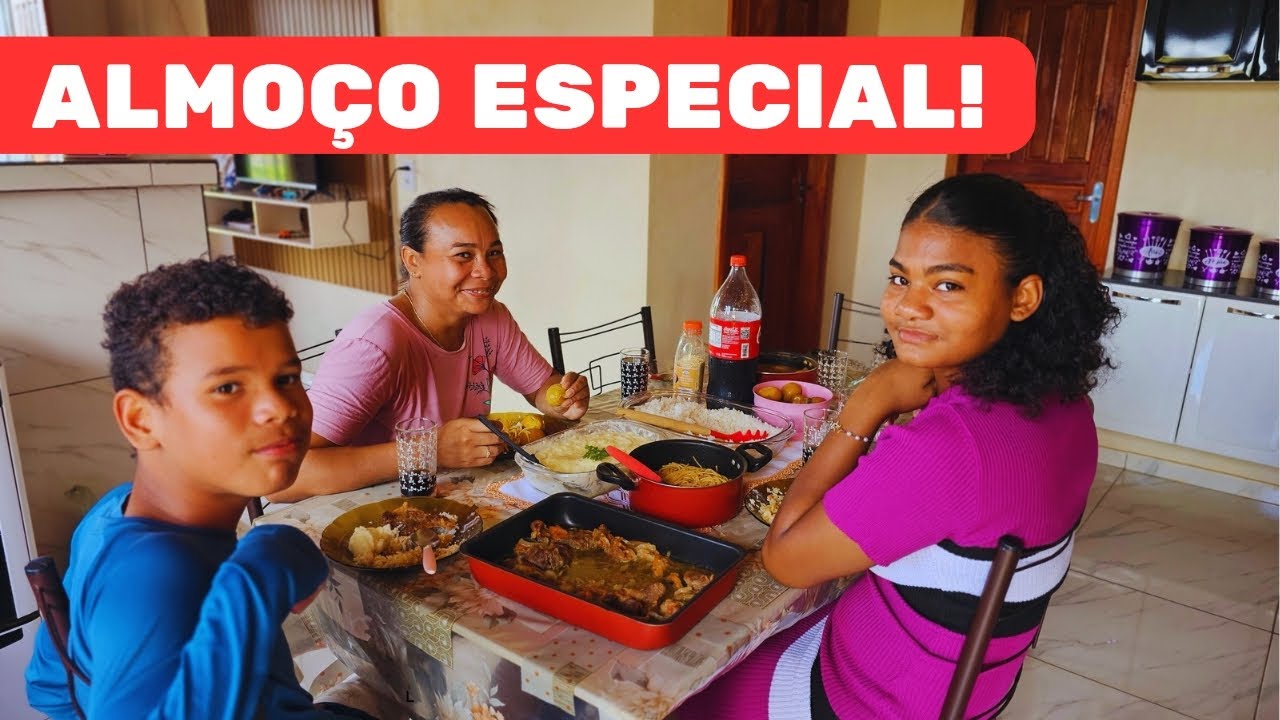 ALMOÇO ESPECIAL NA CASA DE GISELE DO POÇO❤️