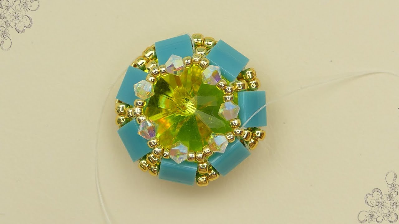 How to bezel a 16 mm rivoli (Tila beads)