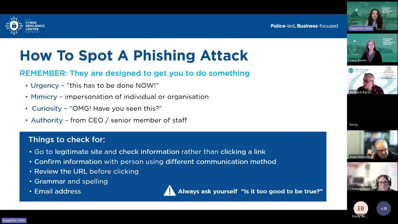 Webinar: Spotting Human Error Building a Cyber Aware Culture in Care