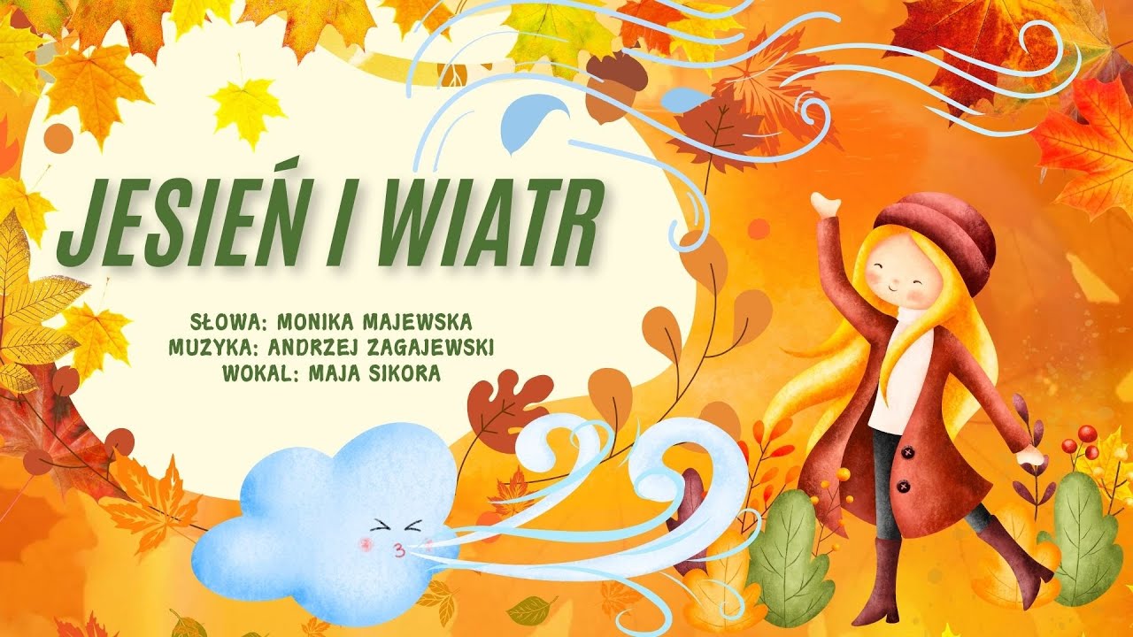 Jesień i wiatr | Jesienna Piosenka dla Dzieci | Rytmiczna zabawa i Taniec