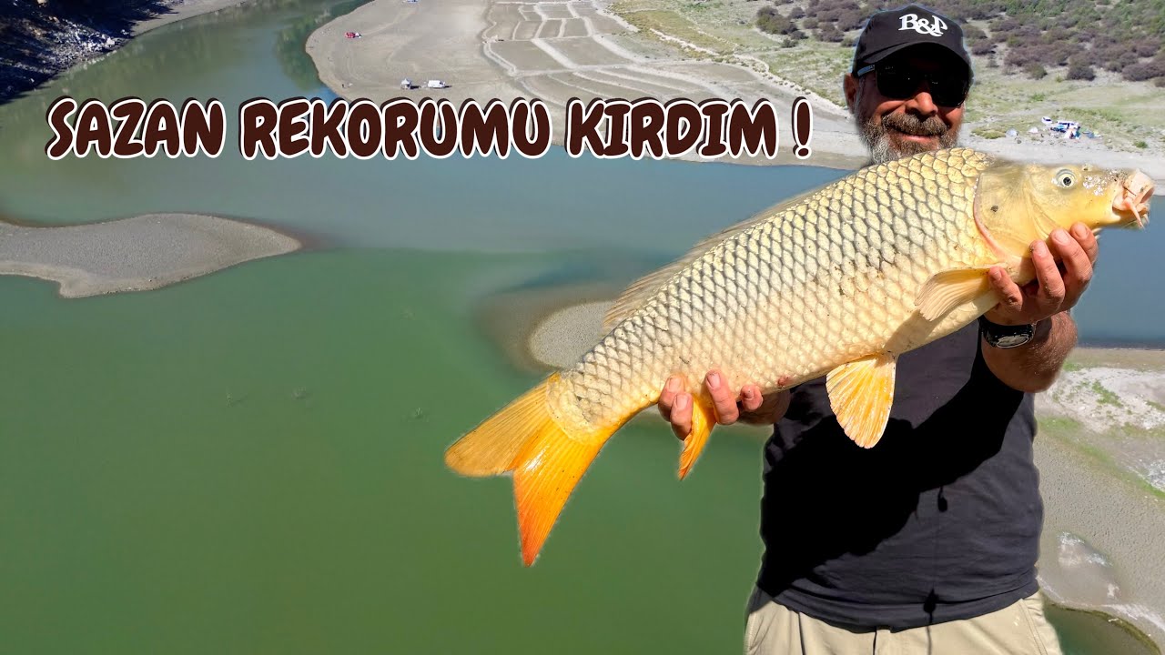 Çorum Kargı Sazan avı (Boyabat Barajı) Sazan rekorumu kırdım. I broke my carp record #carpfishing