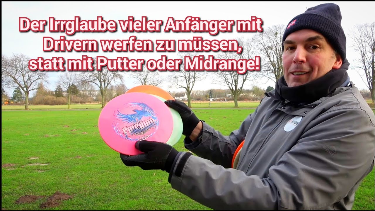 Der Irrglaube vieler Anf&auml;nger mit Drivern werfen zu m&uuml;ssen statt mit Putter oder Midrange #discgolf