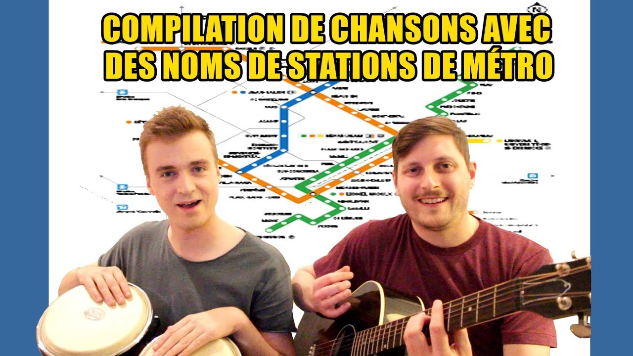 Compilation de chansons avec des noms de stations de m&eacute;tro (avec Julien Corriveau)