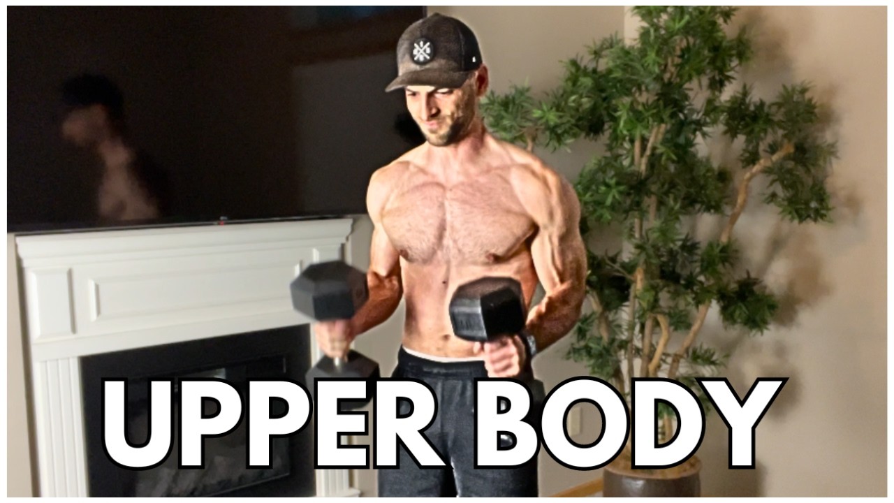 30 Minute Upper Body Workout with Dumbbells | Build Muscle at Home
