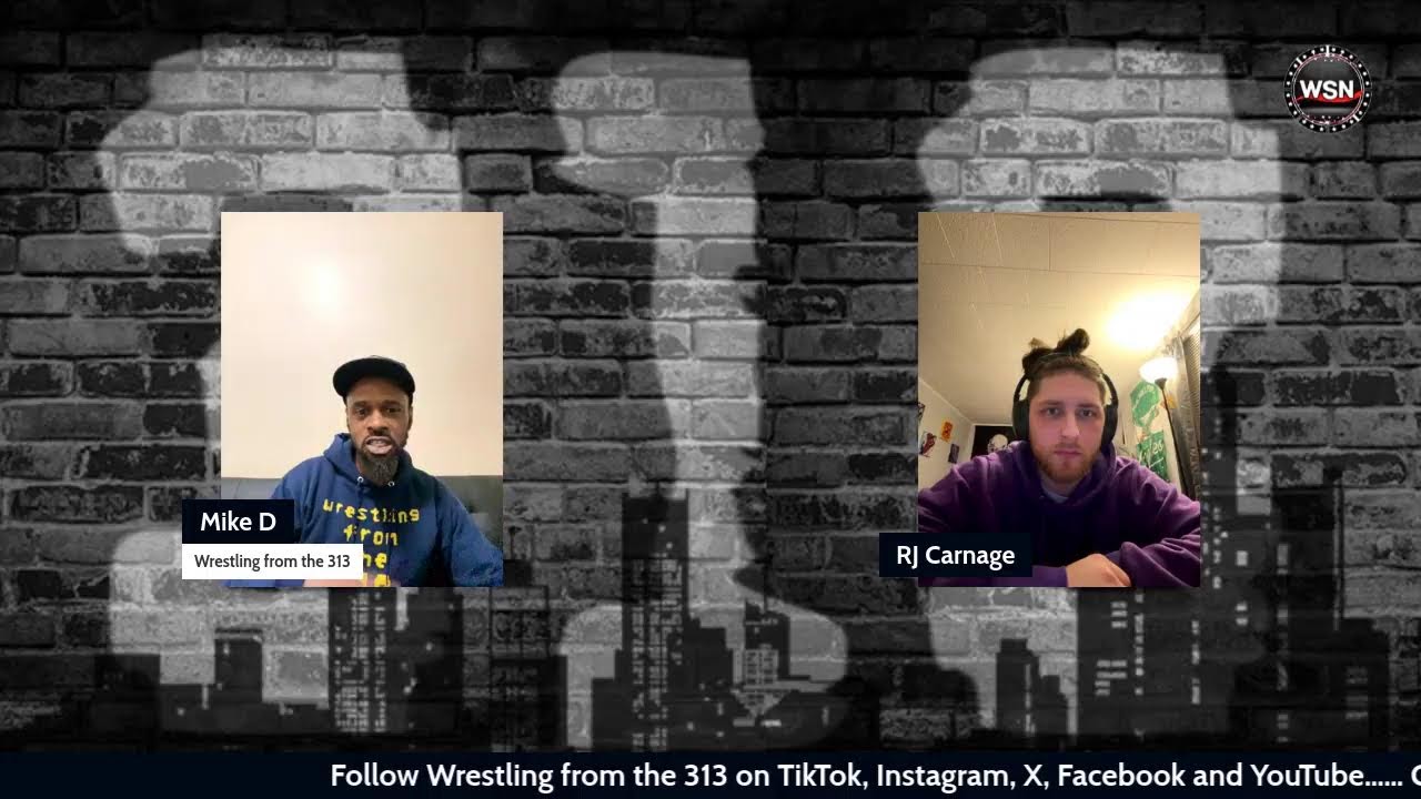 Wrestling from the 313: Live w/ RJ Carnage