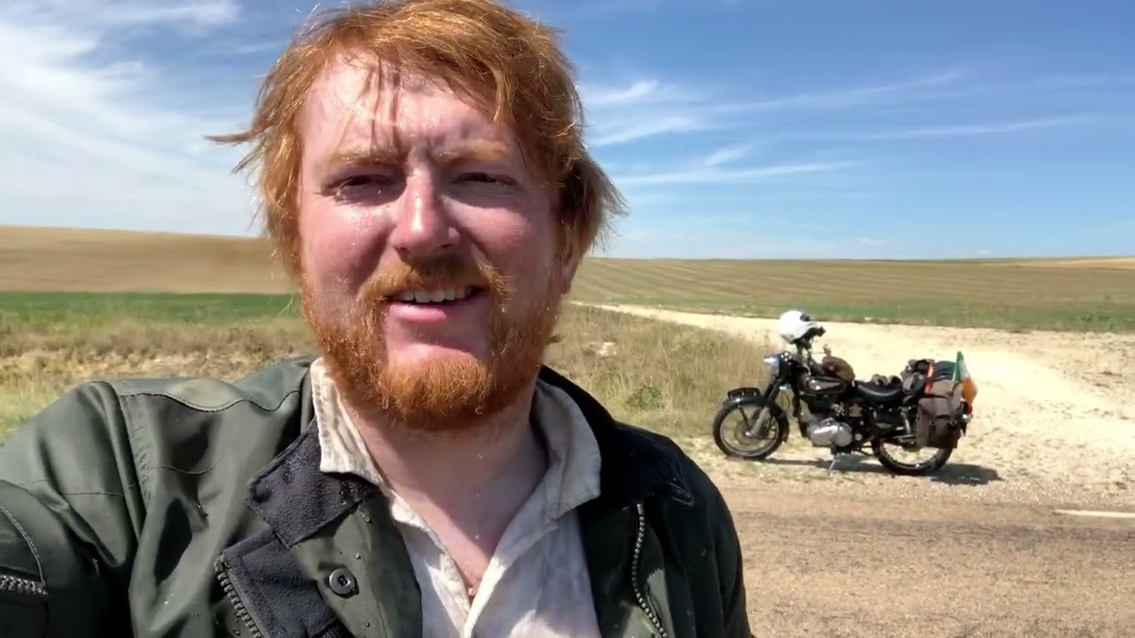 Burning Up on my Royal Enfield Bullet 500 - Traversing the centre of France