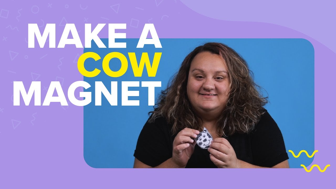 MAKE A COW MAGNET!🐄 | Vintage Kids Craft Time