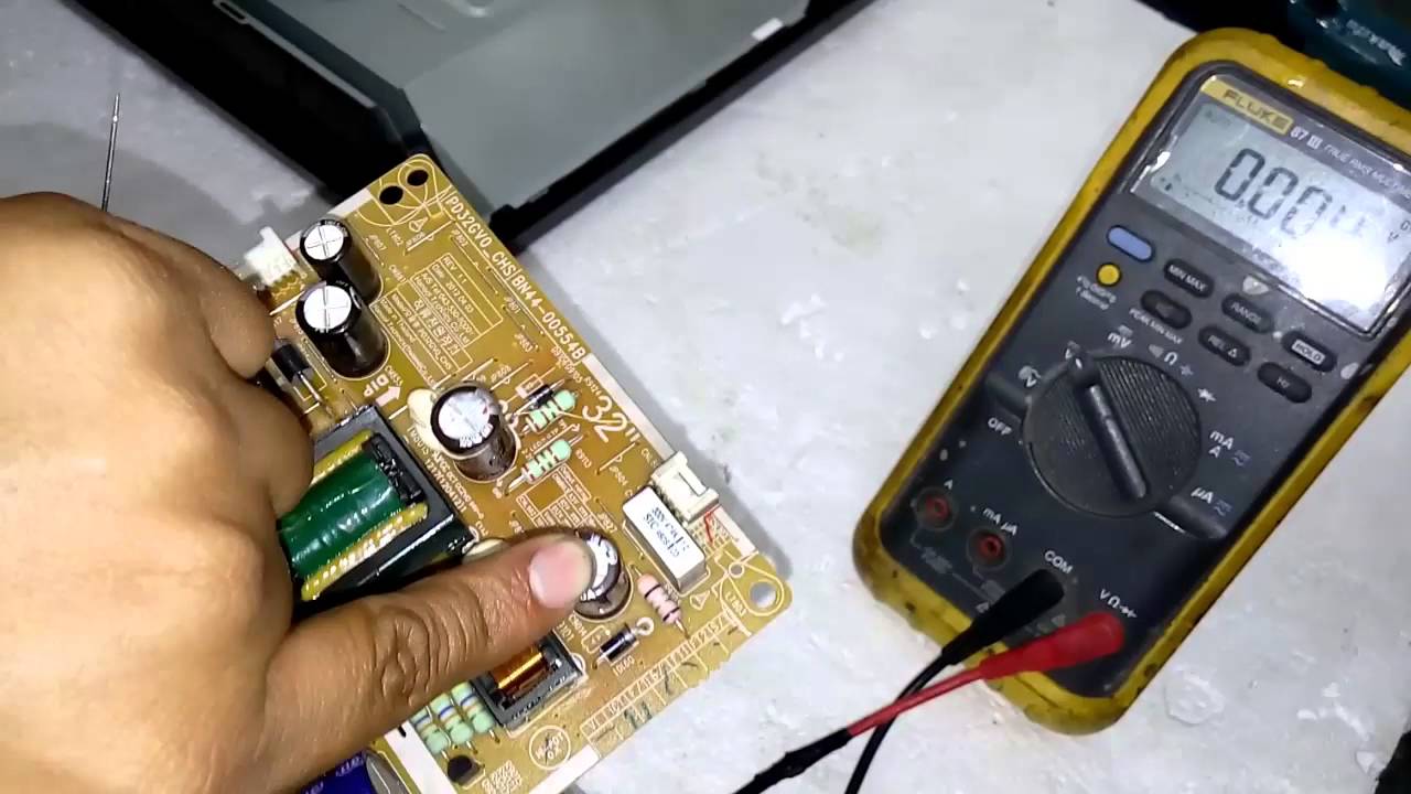 Como reparar una fuente de pantalla samsung UN32EH4003