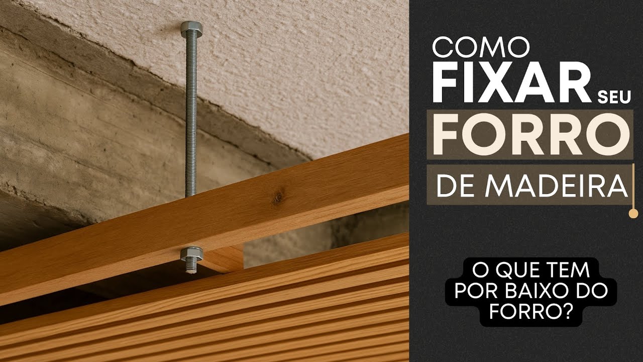 Como Fixar o Forro Ripado ou Forro lambri de madeira?