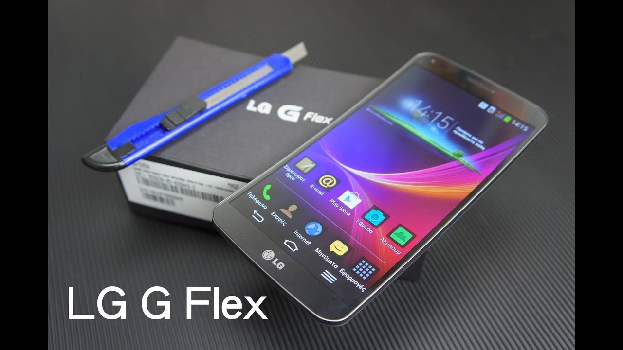LG G Flex unboxing (Greek)