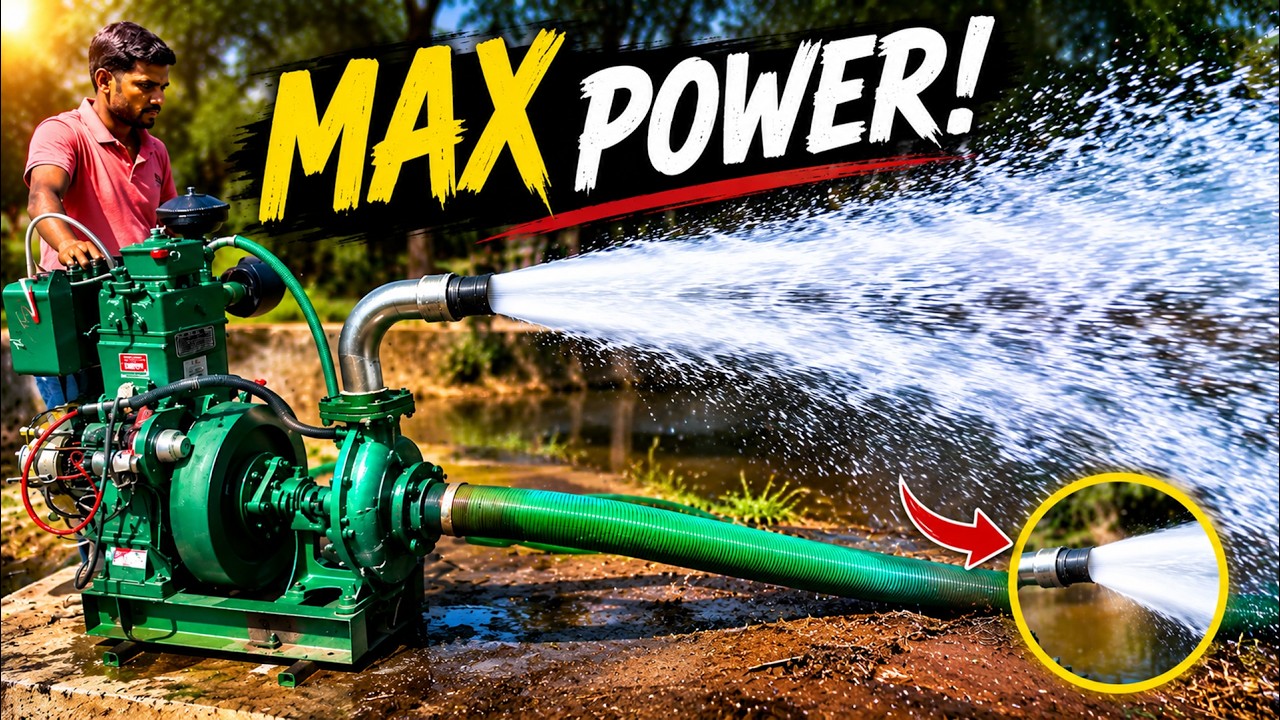 Powerful 10 Hp Diesel Engine Water Pump