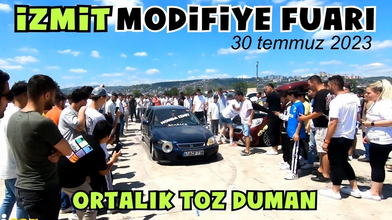 ORTALIK TOZ DUMAN - KOMOD Kocaeli modifiyeli otomobil fuarı - tuning fest - izmit modifiye