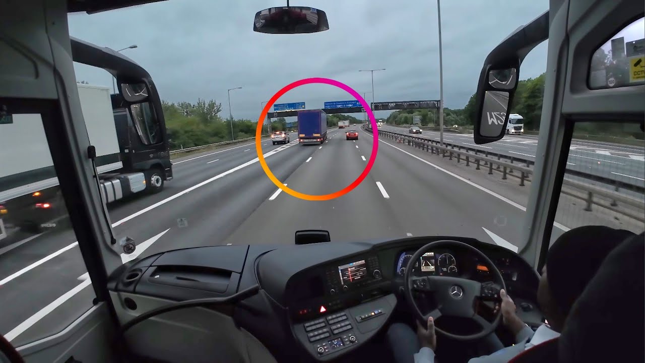 Early Morning Drive from London to Fleet Service on M3 Motorway Pt1