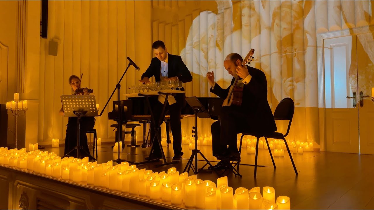 Mozart Rondo K 617 Glass harp, Violin, Guitar
