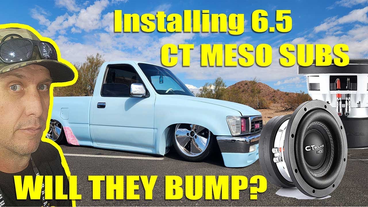 How To Build A Subwoofer Box for 6.5 Inch CT Subwoofers In a Toyota Pickup
