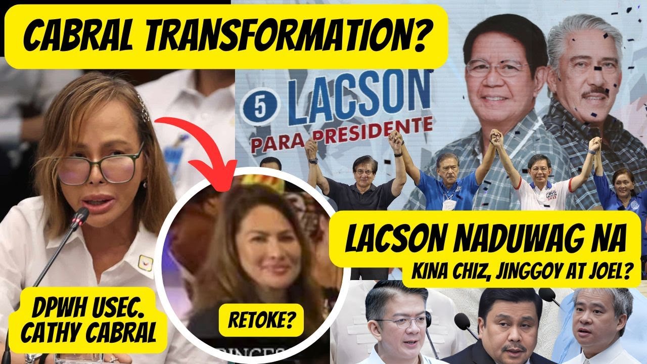 CABRAL NAGPARETOKE NA? LACSON NADUWAG NA KINA CHIZ, JINGGOY AT JOEL?