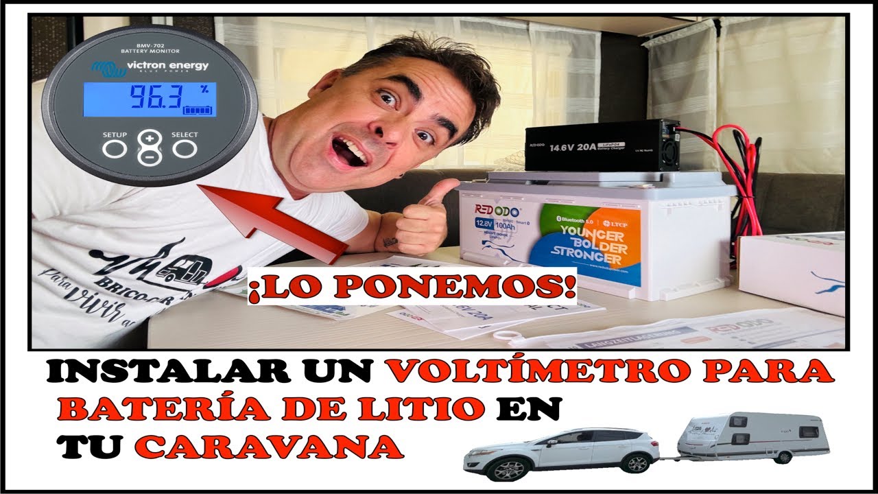 Ponemos VOLTÍMETRO para batería de LITIO RED ODO