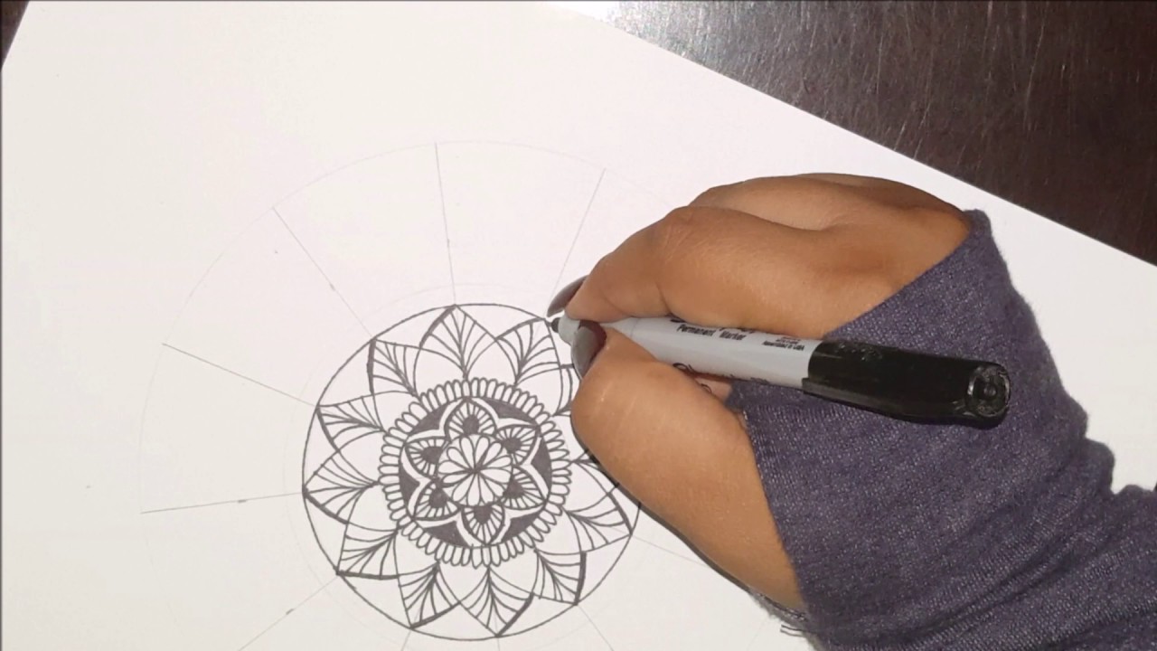 HOW TO DRAW Mandala Basic Shapes/Formas basicas 2/Espanol & English