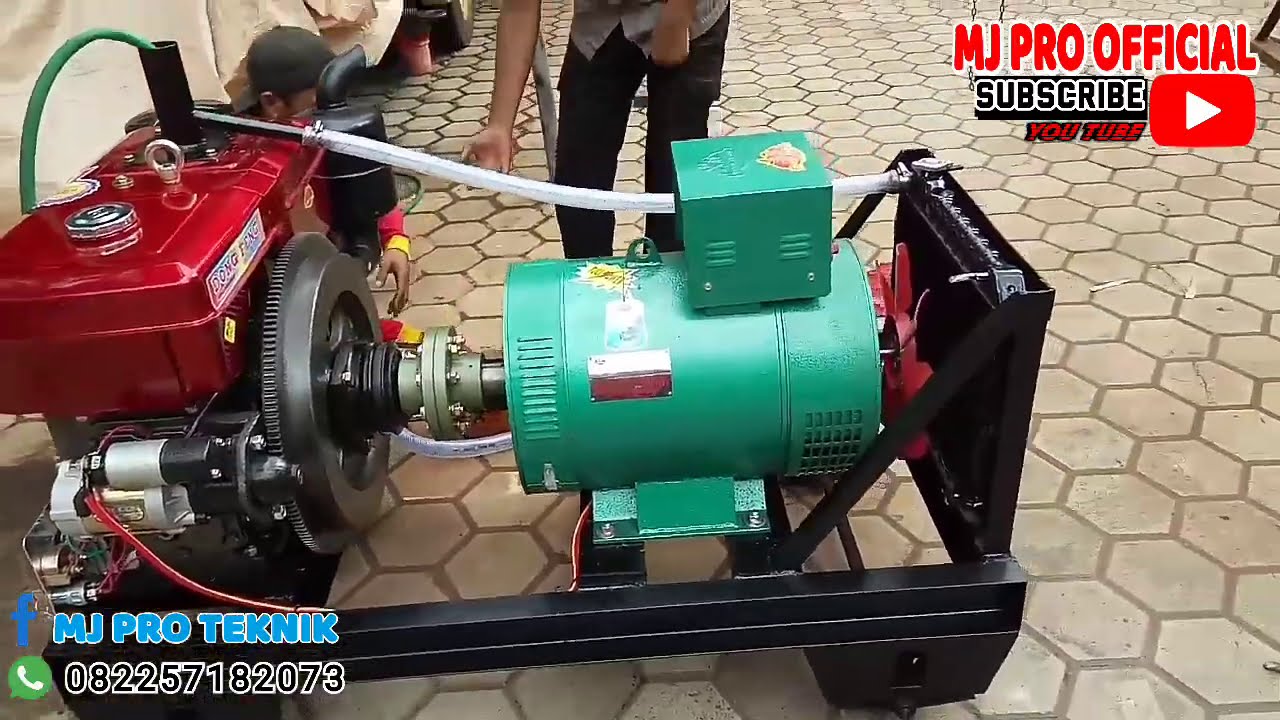 Diesel genrator set 20kw 1phase pesanan bapak yanto ponorogo juragan kandang ayam