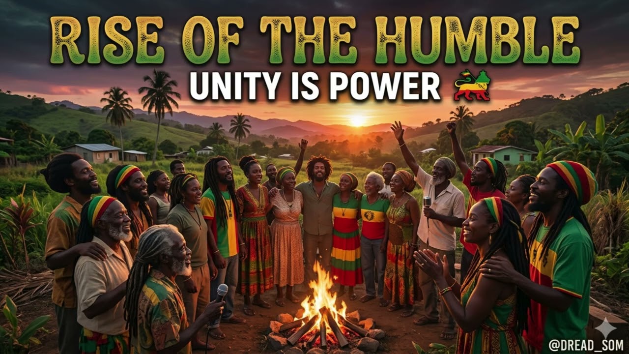 Rise of the Humble: Modern Roots Reggae Official Lyric Video - (Peace & Unity Anthem 2026)