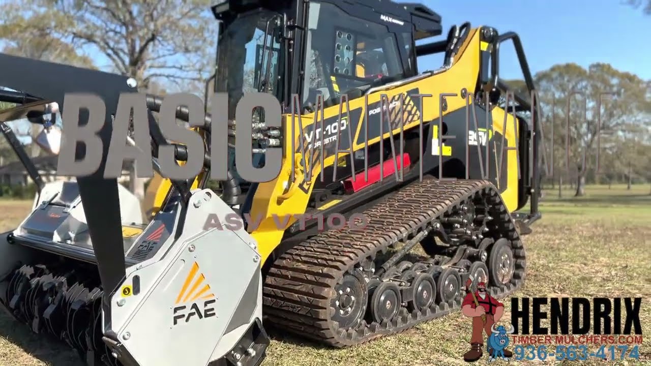 ASV VT100  BASIC MAINTENANCE | WALK AROUND