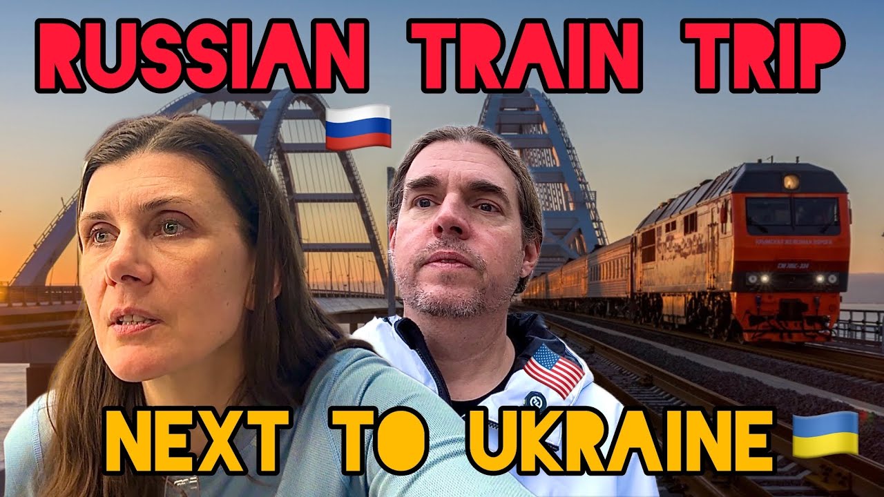 🇺🇸AMERICAN rides a RUSSIAN Train🇷🇺 Near the UKRAINE Border Conflict🇺🇦 BUT to WHERE?!🚂