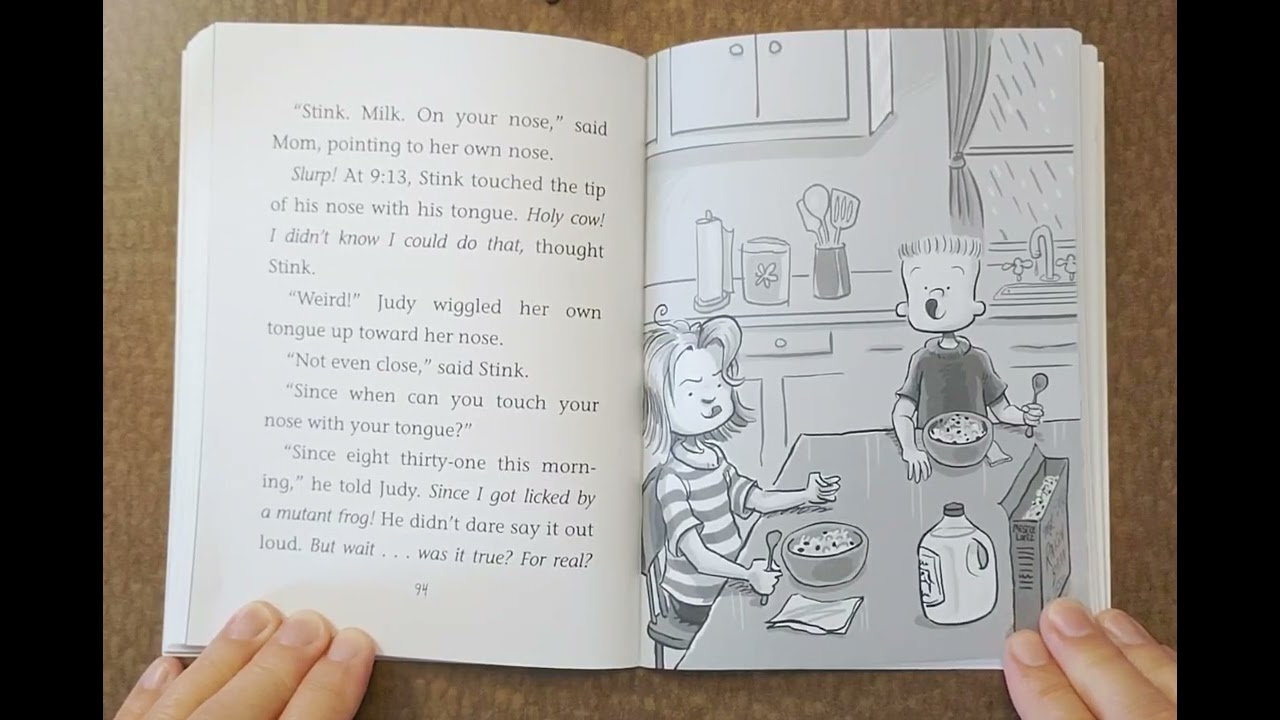 Stink and the Freaky Frog Freakout by Megan McDonald ~ Chapter 6