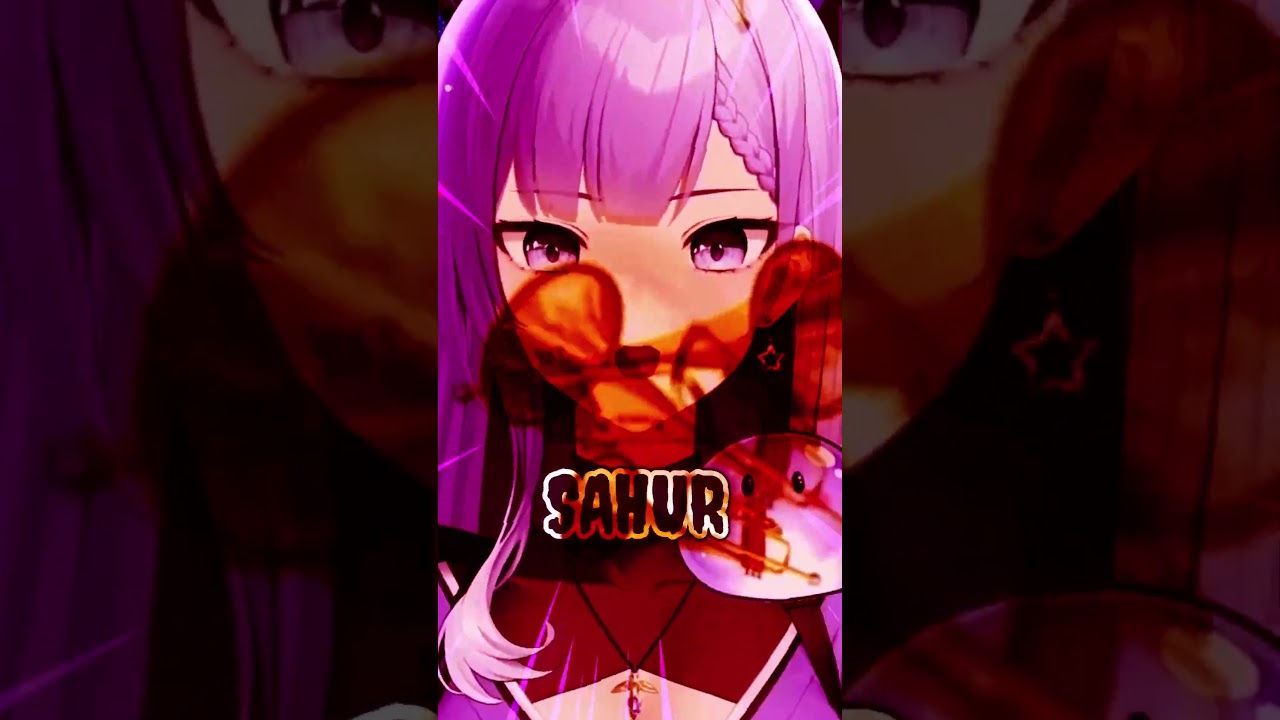 Vtuber bangunin sahur #shorts