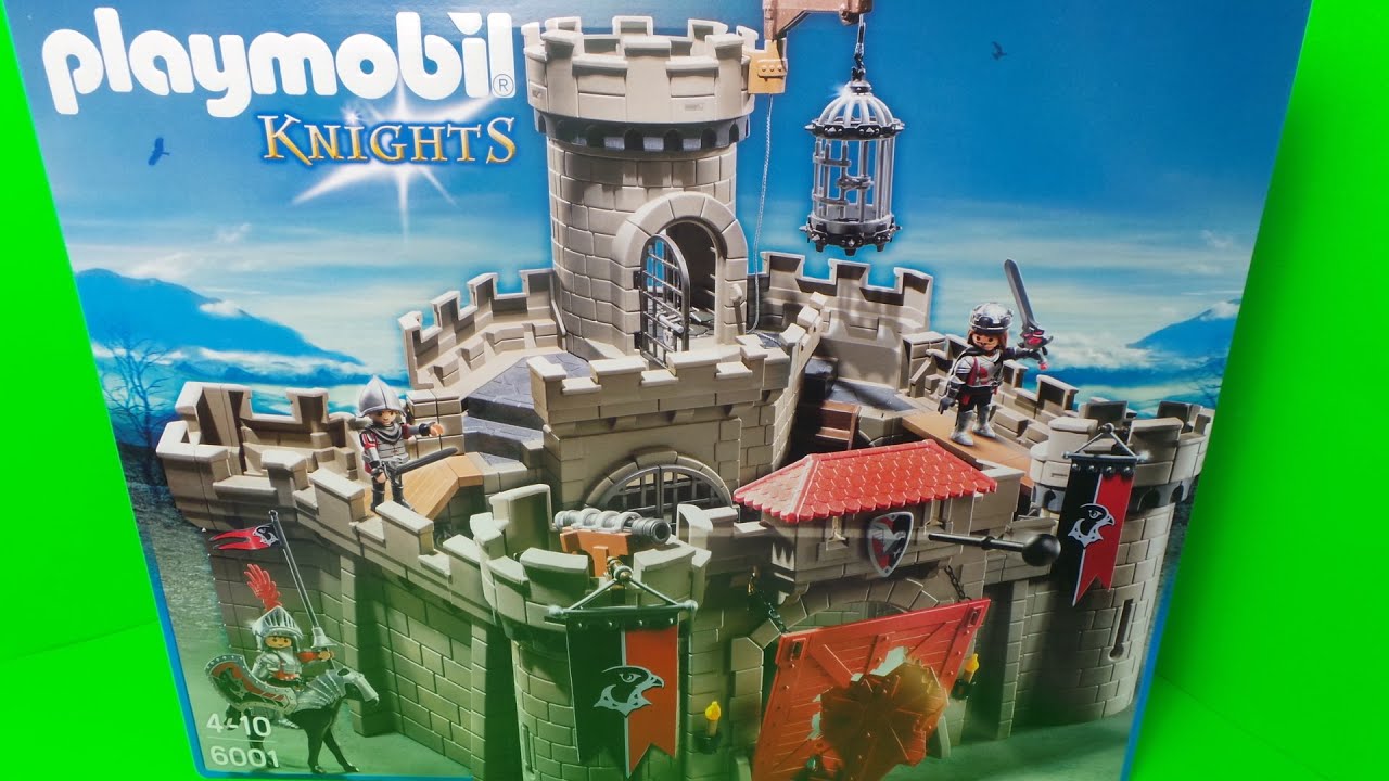 Playmobil Castle Knight set 6001 Unboxing + Full Build