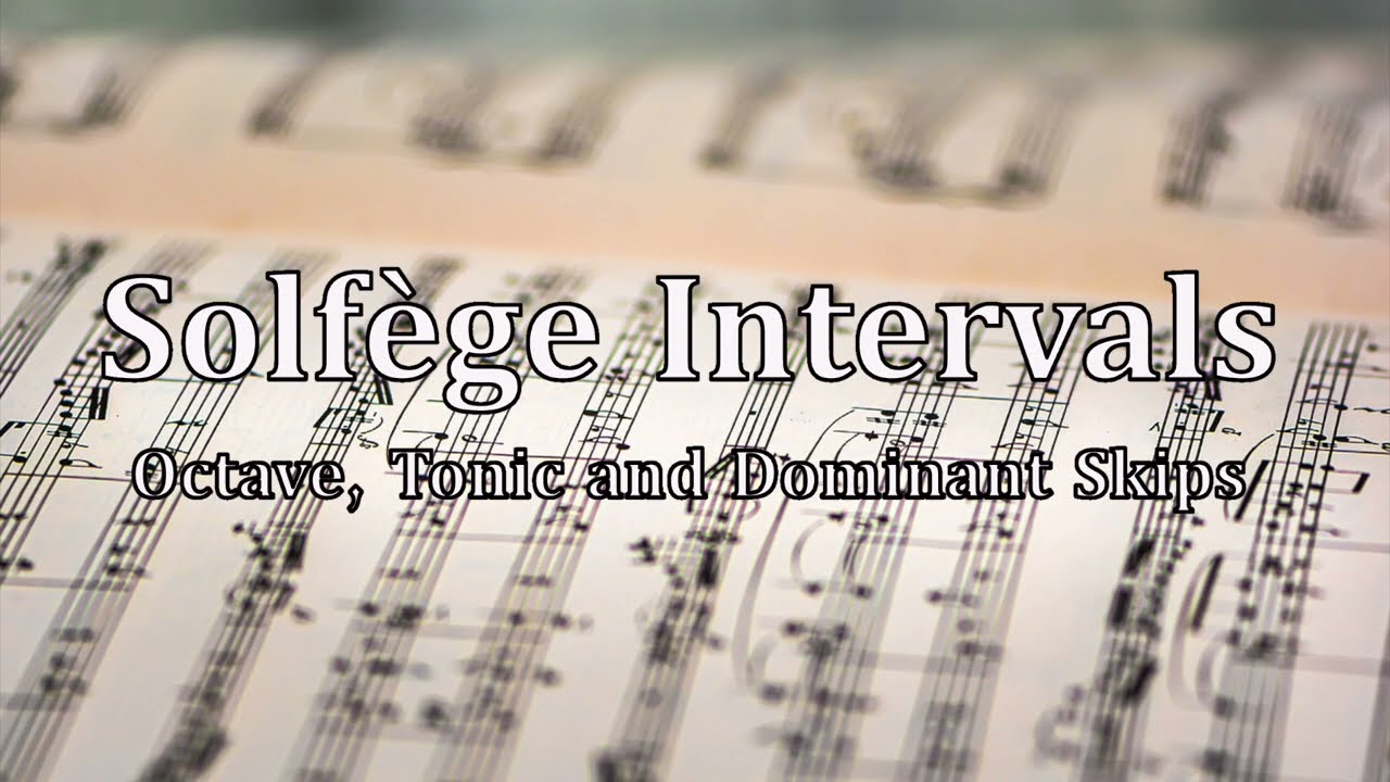 ChoralEd, Vocal Warm-ups - Intervals, Octave, Tonic and Dominant Skips (5)