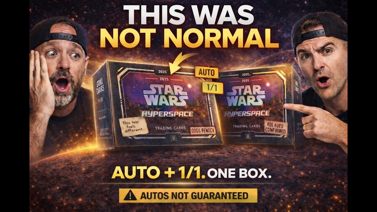 This Was NOT Normal… HOT BOX | 2025 Topps Star Wars Hyperspace Hobby Box Review