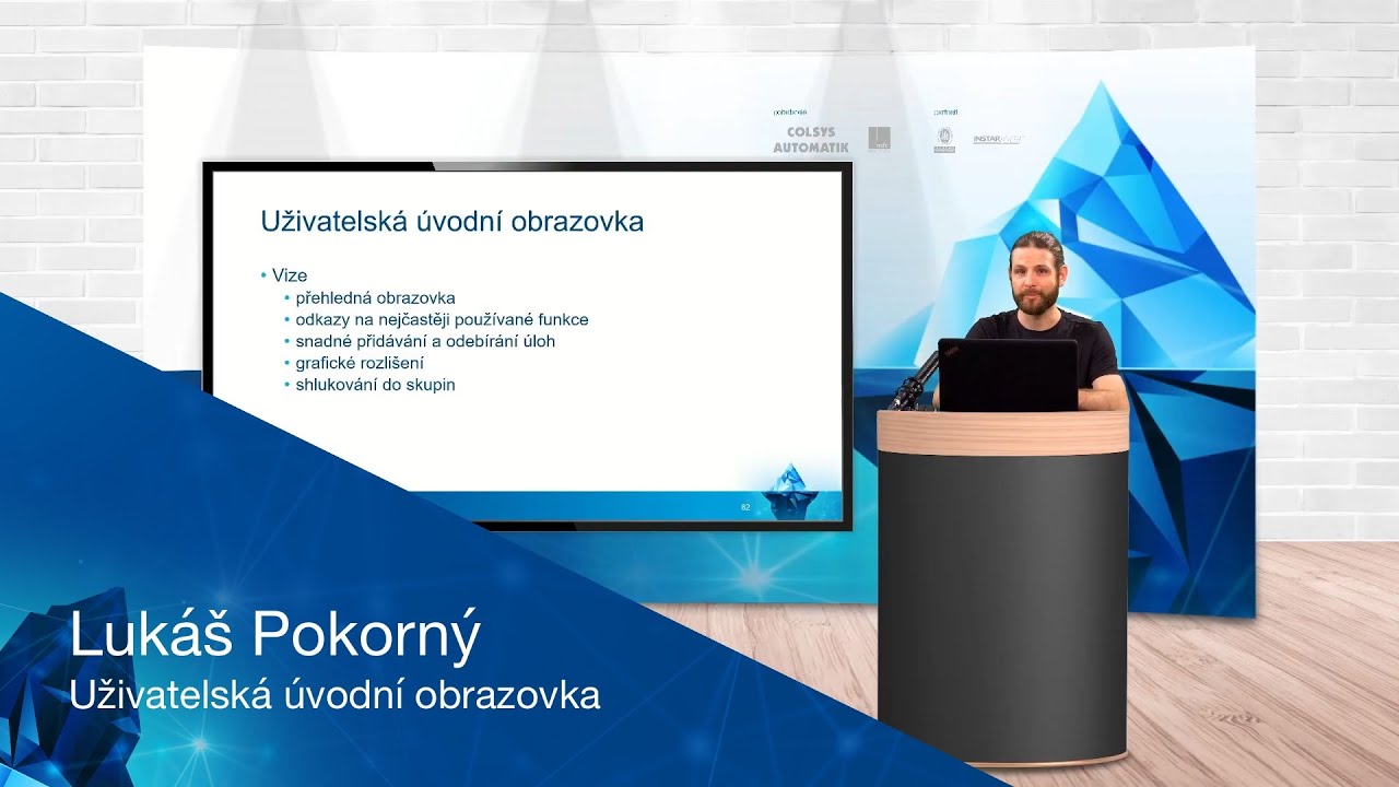 Uživatelská úvodní obrazovka