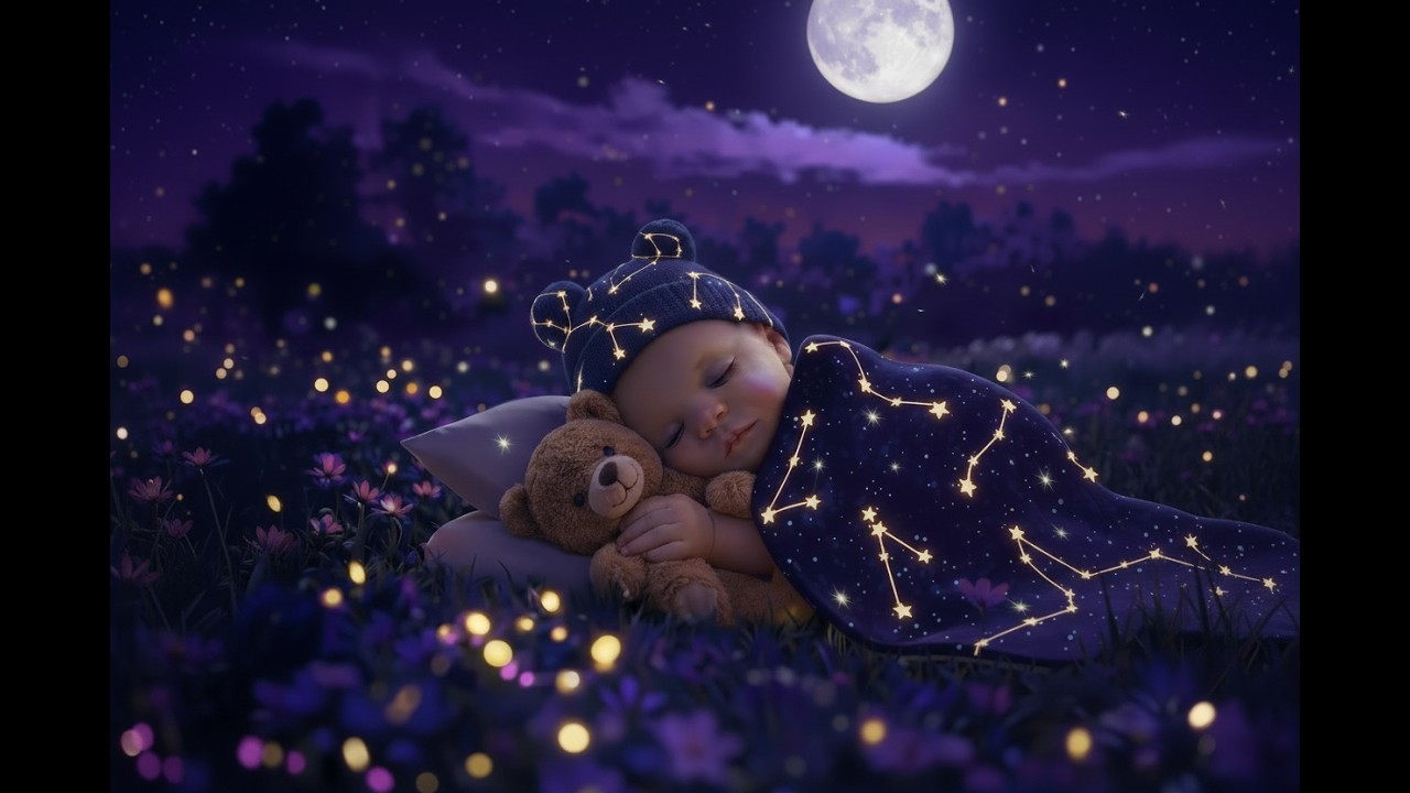Baby Sleep Music 8 Hours 🎵   Relaxing Lullaby to Help Babies Sleep Fast 💤