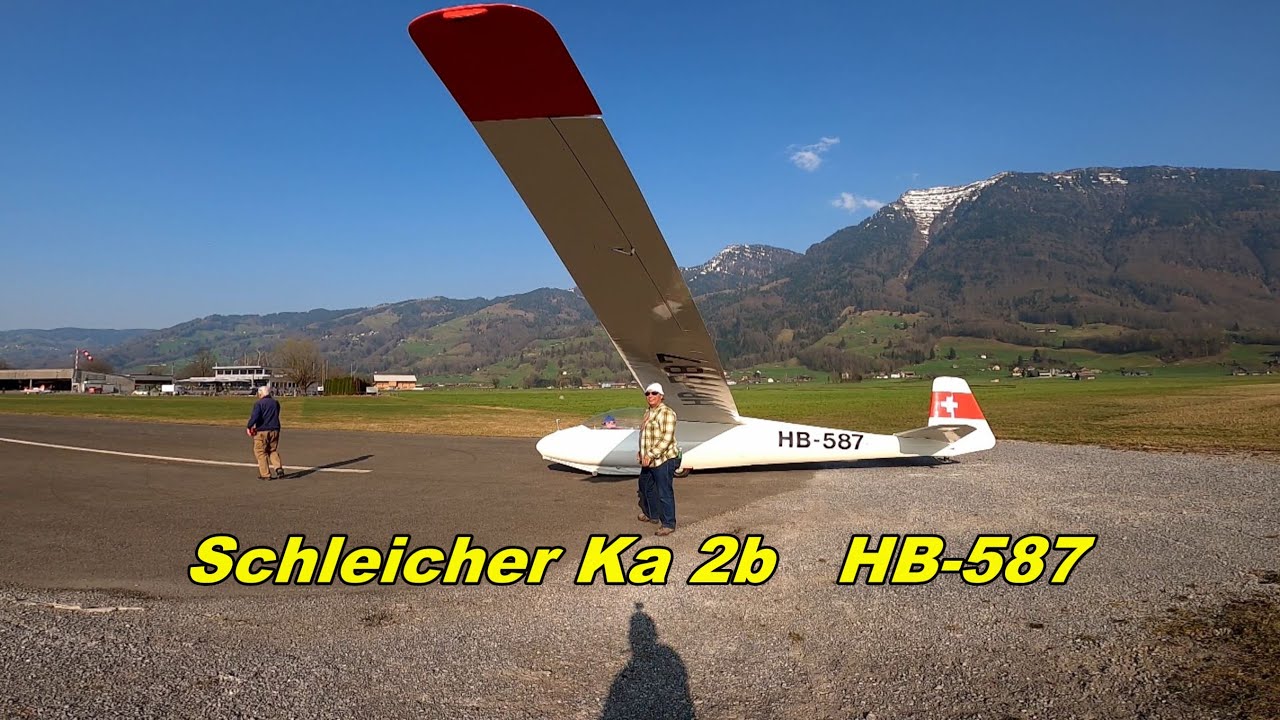 Schleicher Ka 2b   HB-587  / Oldtimer Club Sch&auml;nis